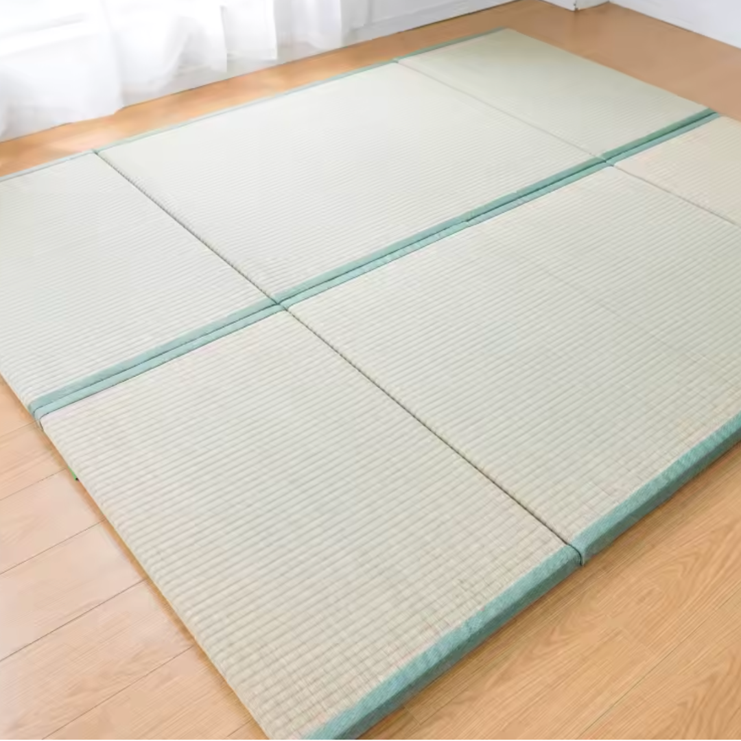 Tatami pliable japonais en paille 3,5 cm
