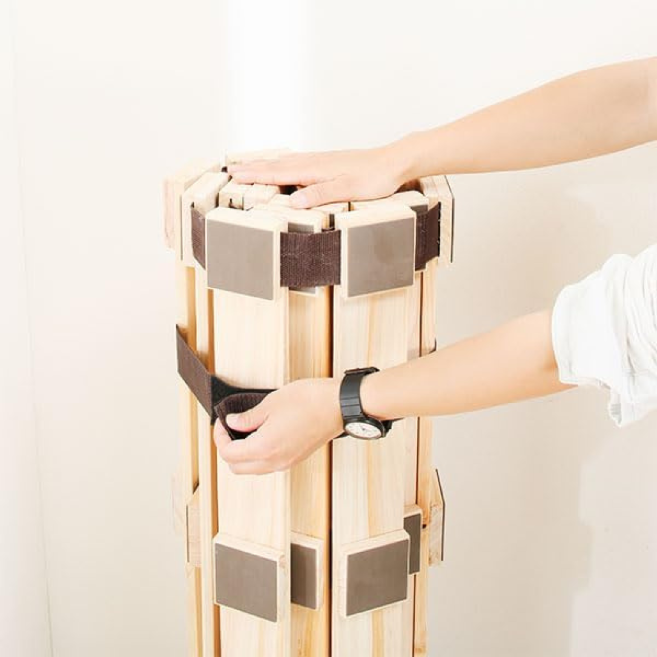 Sommiers à lattes pliable en bois – Support minimaliste pour futon ou matelas